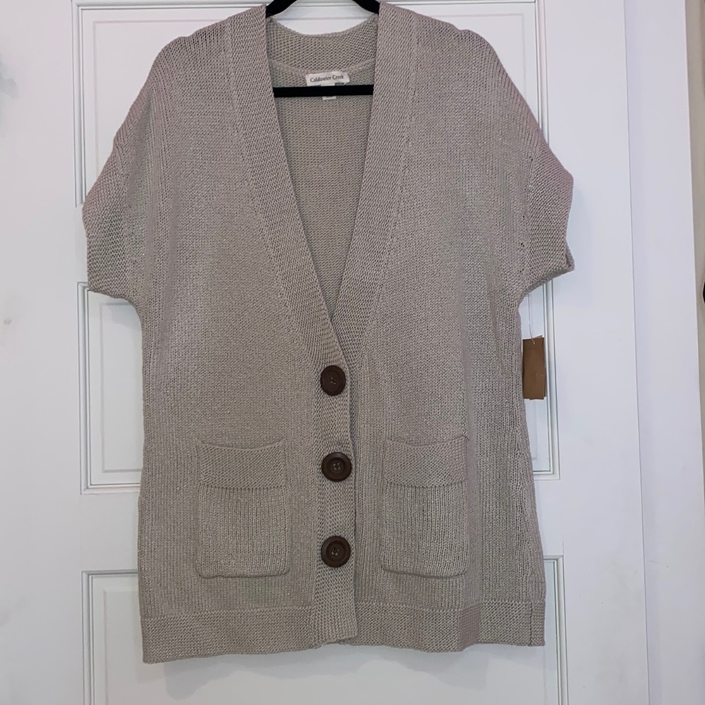 Deep V cardigan